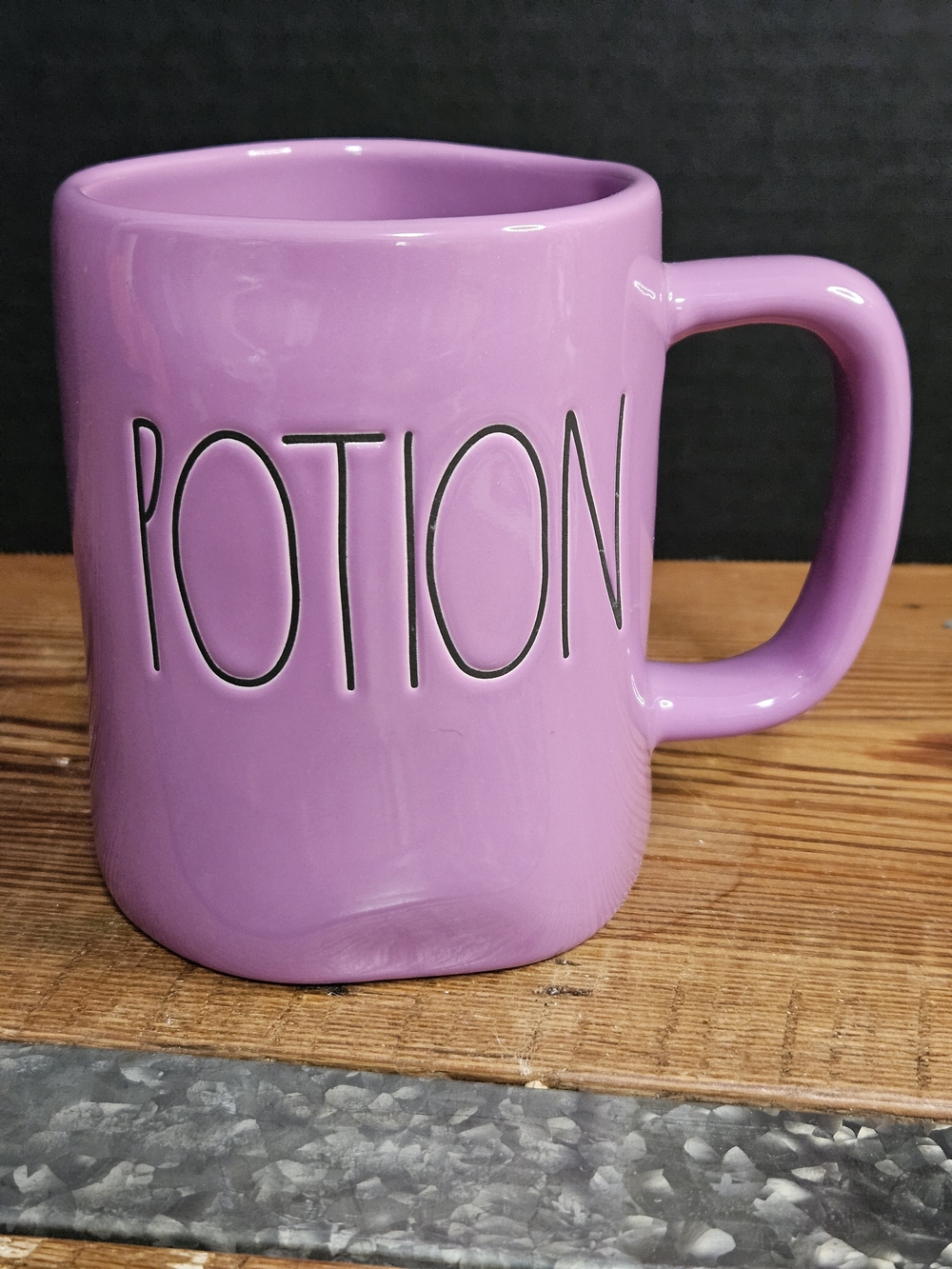 Rae Dunn Purple "POTION" Ceramic Mug
